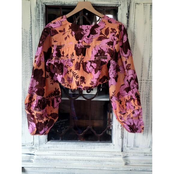 Significant Other Aisha Long-Sleeve Crop Top - New Size 8 - Picture 6 of 6